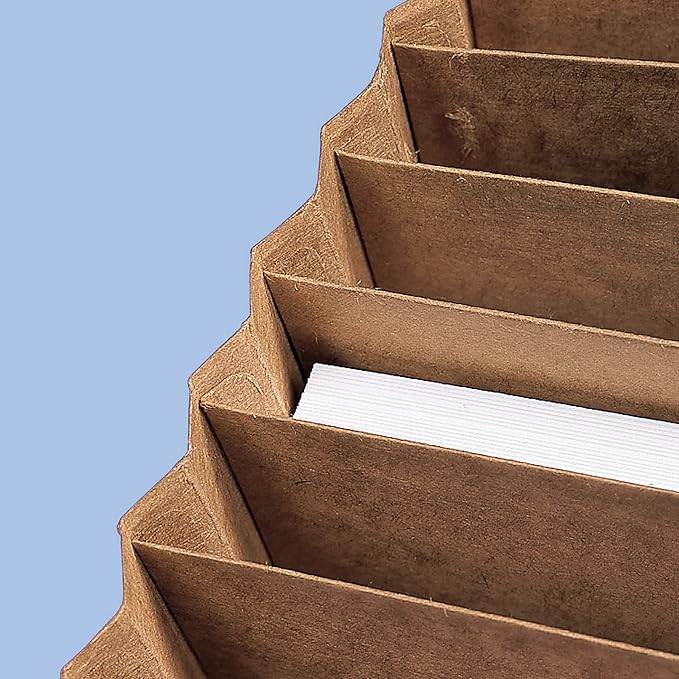 Smead Expanding File with Flap and Cord Closure, 31 Pockets, Daily (1-31), Letter Size, Kraft (70168), (Pack of 6)