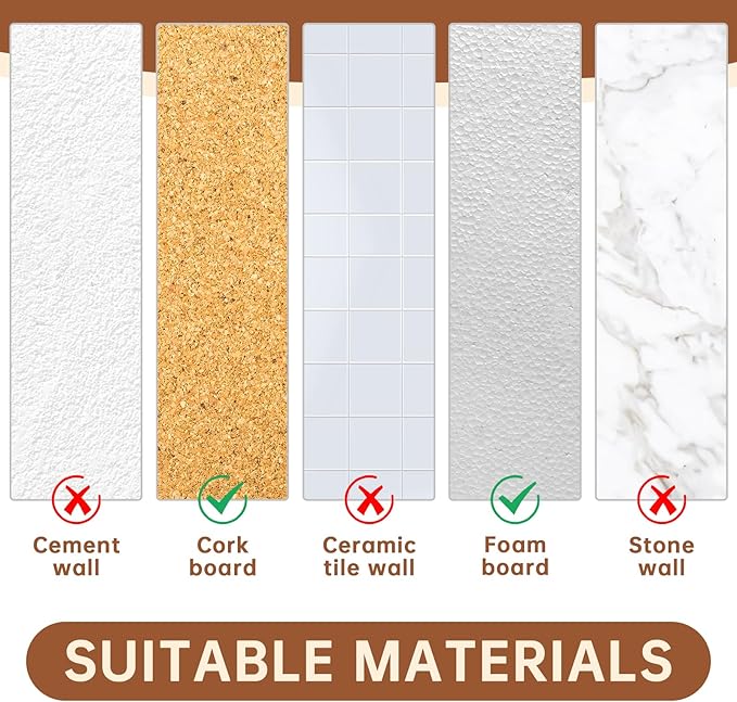 114Pcs Decorative Push Pins in 7 Types and 2 Colors Wooden Push Pins Cute Thumb Tacks Clips for Cork Board Bulletin Board Wall Cubicle Crafts for Office Classroom Farmhouse with Storage Box