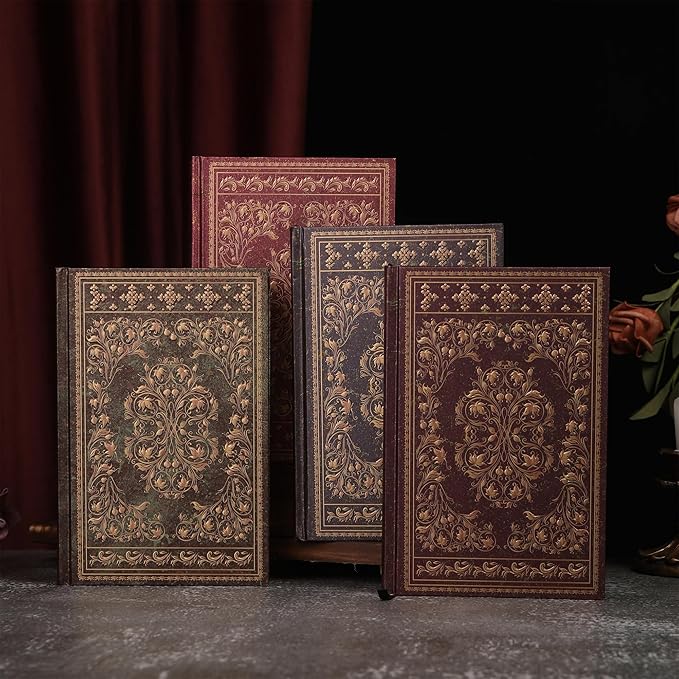 Line Notebooks for Women Men, A5 Aesthetic Hardcover Ruled Diary, 100 GSM Journals for Writing for Work, Note Taking, Office School