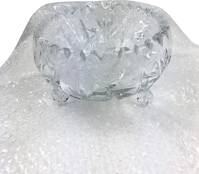 Amazon Basics Bubble Cushioning Wrap Packing Material for Fragile Items, Perforated, 12 inch x 175 ft Long Roll, Small 3/16", Clear