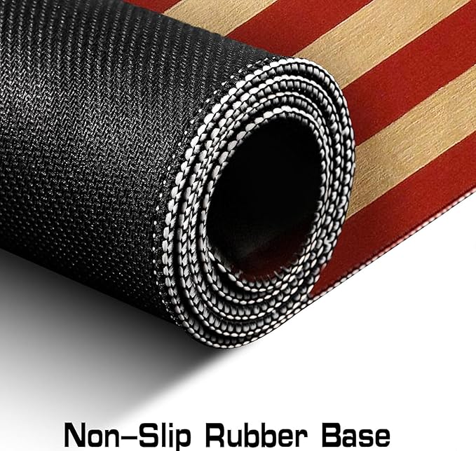 American Flag Extended Mouse Pad, Large Gaming Mouse Pad XXL Laptop Mouse Keyboard Pad 35.4 x 15.7-Inch Office Desk Decoration