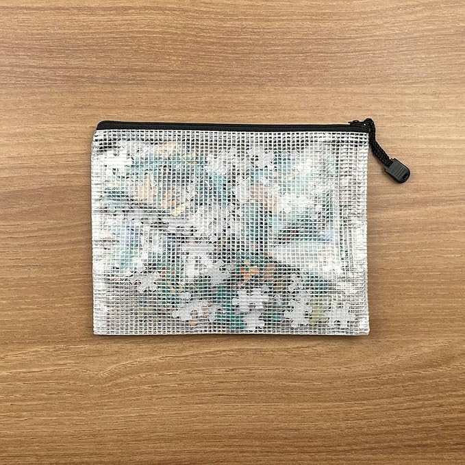 Oaimyy-16Pcs,4" x 6"-Plastic Mesh Zipper Pouch Document Folders Bag Zipper Zip File Folders for Puzzles Games,Board Game Organization,Organizing Classroom Office Storage-Multicolor