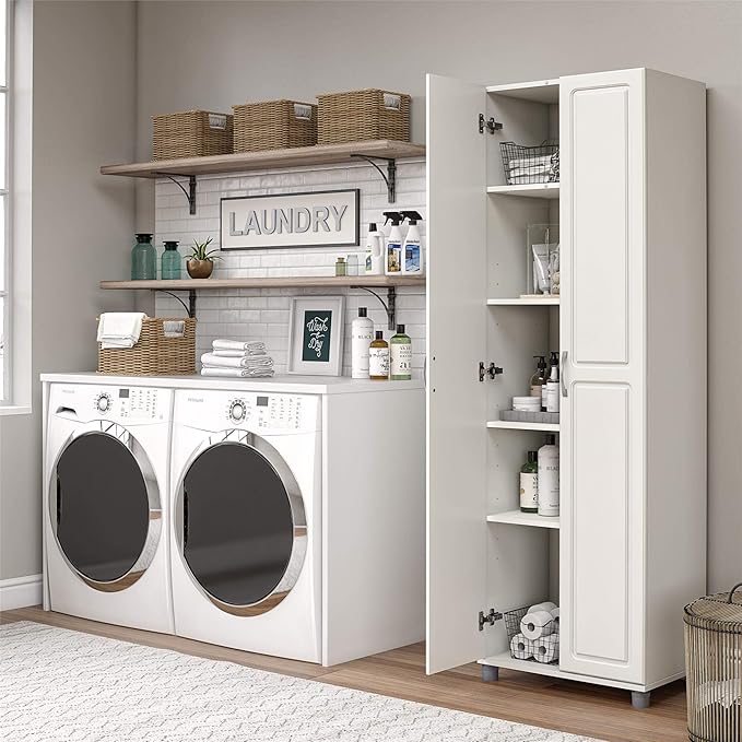 SystemBuild Evolution Kendall 24" Utility Storage Cabinet - White