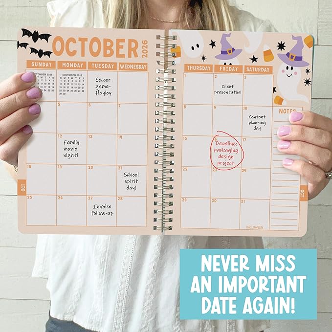 Weekly Appointment Book 2026-2027 - Hourly Appointment Book, Vertical Weekly Planner 2026-2027, Monthly Schedule Books, Kraft Daily Planner With Hourly Schedule