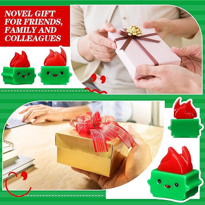 50 Pcs Mini Resin Dumpster Figurines Ornament Dumpster Desk Accessories Employee Appreciation Gifts Bulk Funny Thank You Gifts for Halloween Christmas Office Coworkers Teacher (Green)