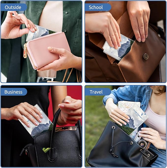 Pocket Calendar 2026-2027, Monthly Planner 2025-2027 - 3.7" x 6.7" - Runs from July 2025 Until December 2027, 2026 Pocket Calendar with PVC Cover for Organizing & Planning