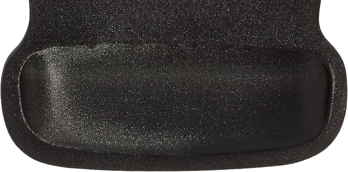 Amazon Basics Rectangular Gel Computer Mouse Pad with Wrist Support Rest, Small, Pack of 20, Black