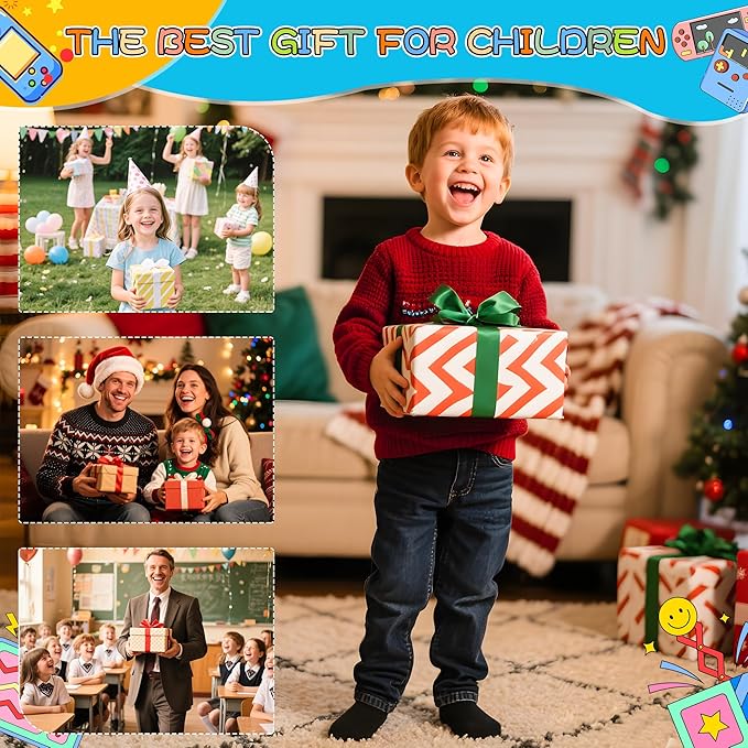 LiYiQ 25 Pcs Video Game Cartoon Cute Fun Pens for Kids Kawaii Games Handle Level Up Games Console Shape Gel Black Ink Pen Cute Video Game Pens for School Office Home Student Kids Present