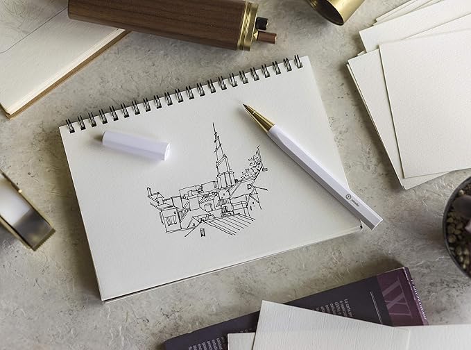 Resin-Rollerball Pen(White)