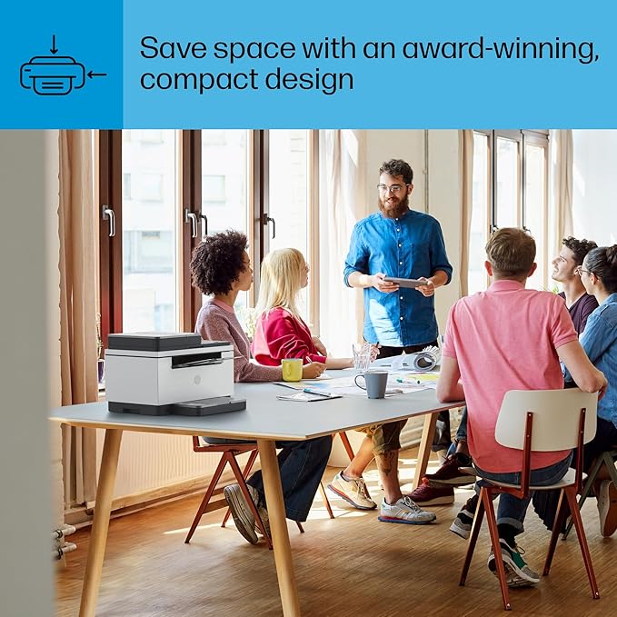 HP Laserjet MFP M235sdw All-in-One Laser Wireless Printer, Scan/Copy, Black & White, Duplex, Best for Office