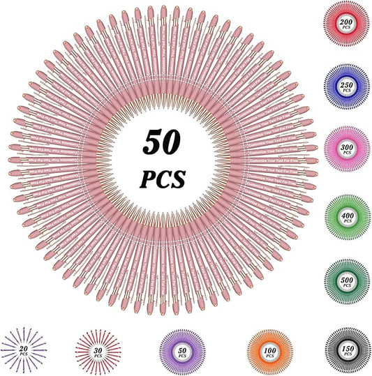 Max 500 Pcs Personalized Pens Bulk, Custom Pens with Free Engraving, Customized Stylus Tip Ballpoint Pen with Your Name Massage Text for School Office Business Graduation Anniversaries-50 Packs