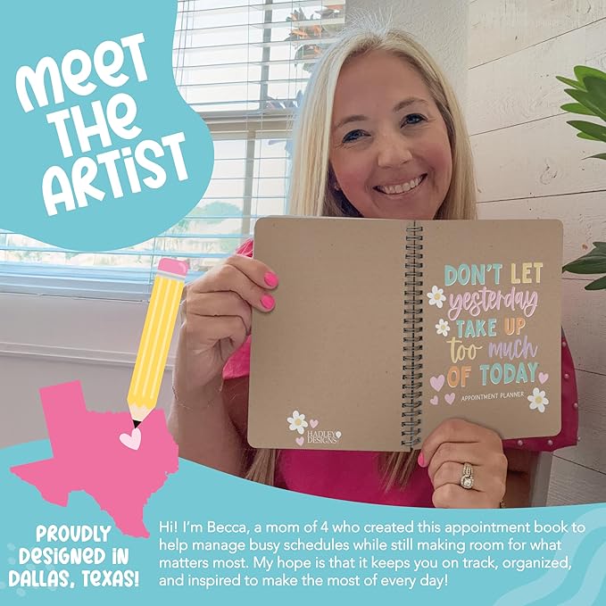 Weekly Appointment Book 2026-2027 - Hourly Appointment Book, Vertical Weekly Planner 2026-2027, Monthly Schedule Books, Kraft Daily Planner With Hourly Schedule