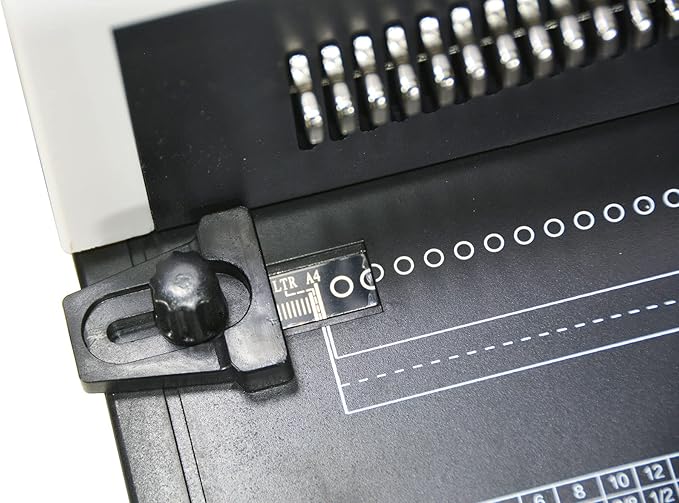 Coilbind S25A Spiral Coil Binding Machine for Office – Hole Punch with Electric Coil Inserter – Adjustable Margins & Disengaging Pins – Free Crimper Tool & 100 Coils – 4:1 Pitch – 20 Sheet Capacity