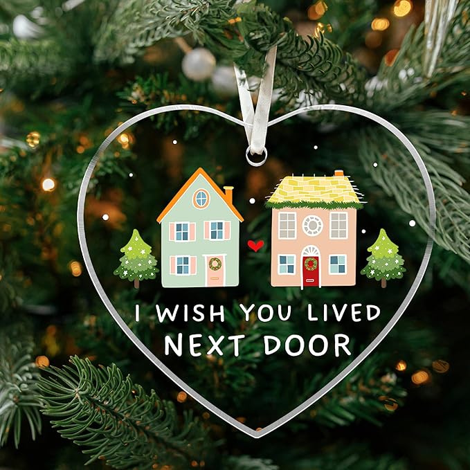 Gifts for Friends Female - Friendship Gifts for Women Friends, Bestie for Women, BFF - Best Friend Christmas Ornaments - Friendship Christmas Ornaments - Acrylic Ornament