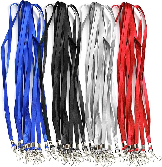 Beebel ID Badge Holder Lanyards with Waterproof Badge Card Bulk Lanyard for Name Tags Holders(Green)