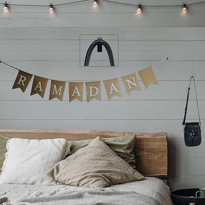 30 PCS Picture Hanging Nails Hooks, Push Pins Thumbtacks for Wall, Wall Hooks Picture Hangers, Renter Freindly Decor Small Nails for Hanging Pictures Tapestry Frame Art