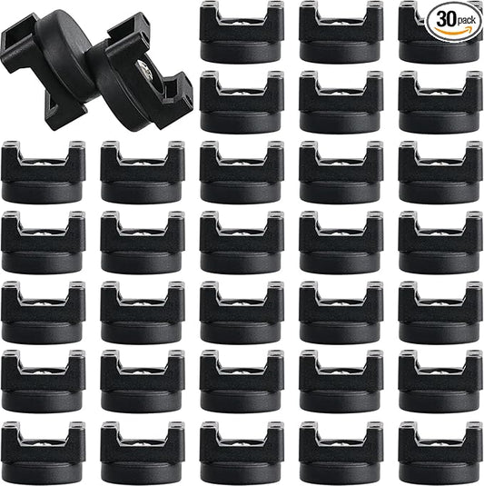 Yookeer Magnetic Zip Tie Mount Base Black Magnetic Cable Clips Wire Holder Multipurpose Cable Ties Management Base Electrical Supplies for Wire