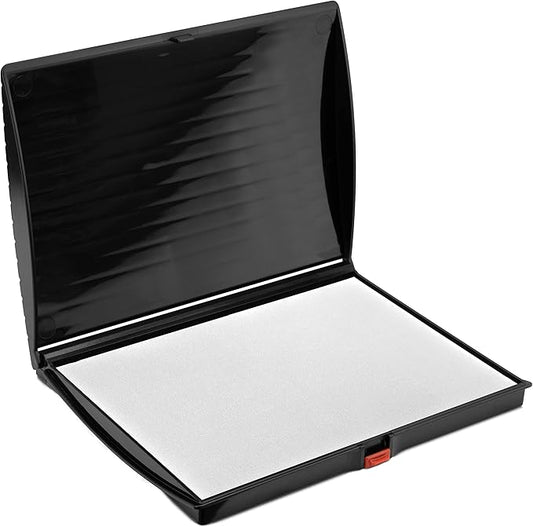 Large Premium Dry (No Ink) Stamp Pad - 5" by 7" - Quality Felt Pad