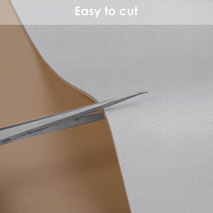 Leather Table Cover,1.8mm Thick,30x60 Inch Desk Cover,Large Desk Mat,Table Protector,Table Cover Protector,Kitchen Table Cover,Dining Table Mat,(Khaki+Silvery,30x60)