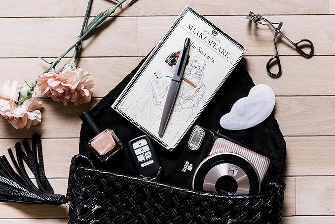 Cross ATX Refillable Ballpoint Pen Presented in a Luxury Gift Box - Medium Point, Black Ink, Translucent Blue