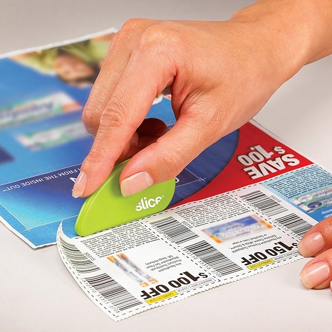 Slice Micro Safety Cutter | Safe Ceramic Box Cutter Lasting 11x Longer than Metal | Keychain Box Opener | 48 Pack