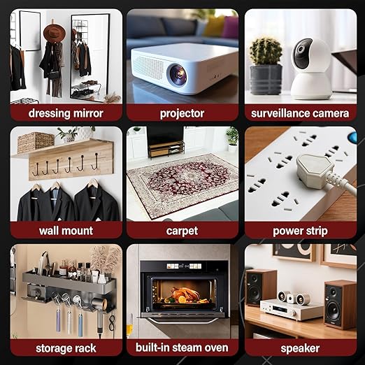 Navona 4In x 10Ft Double Sided Tape Heavy Duty, Clear Removable Nano Tape, Multipurpose Mounting Tape for Home and Office