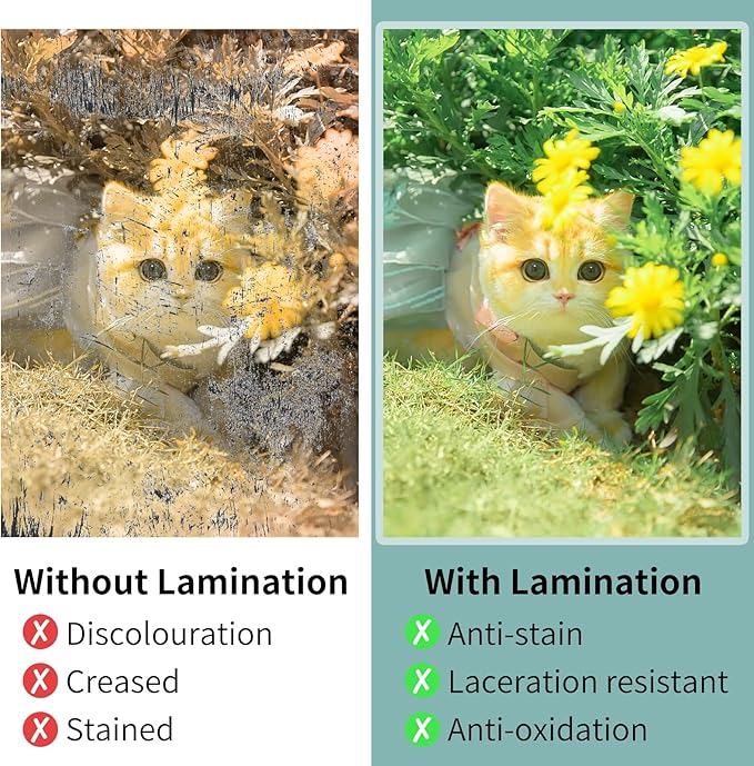 Laminating Sheets - 5Mil Thermal Laminating Pouches, 9"x11.5" Clear Laminate Sheets for Schedules, Menus, Certificates, Art Drawings, Round Corner, 3000 Pack