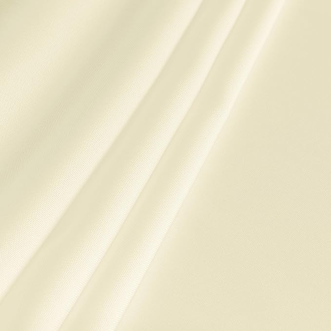 sancua Rectangle Tablecloth - 90 x 156 Inch - Water Resistant Spill Proof Washable Polyester Table Cloth, Decorative Fabric Table Cover for Dining Tables, Buffet Parties and Camping, Beige