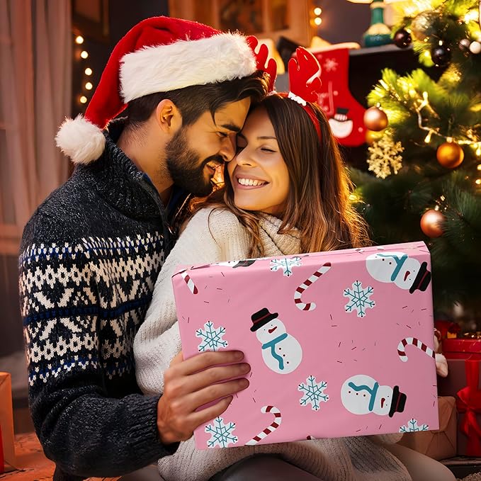 Christmas Poly Mailer 10x13 Inch 25 Pcs, Waterproof Shipping Bags for Clothing, Tear-Resistant Mailier Bags, Strong Mailing Bags with Self-Seal - Snowmen Printed