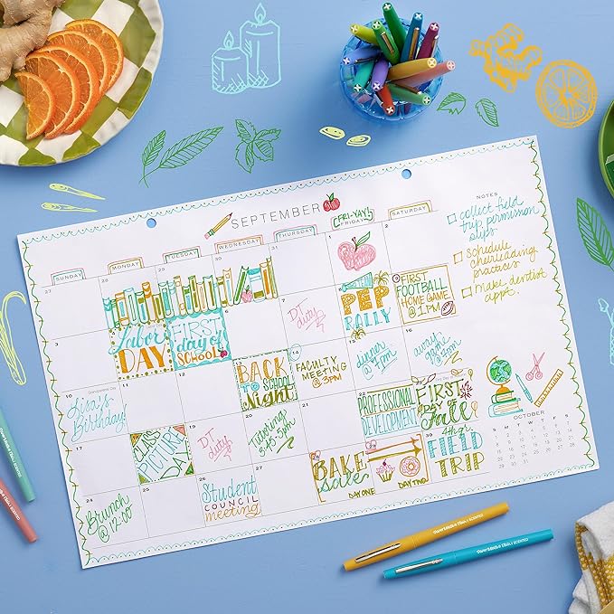 Paper Mate Flair Nature Escape Scented Felt Tip Pens, Medium Point (0.7mm), Assorted Colors, 16 Count - Perfect for Journaling, Writing, Coloring, Teacher Supplies