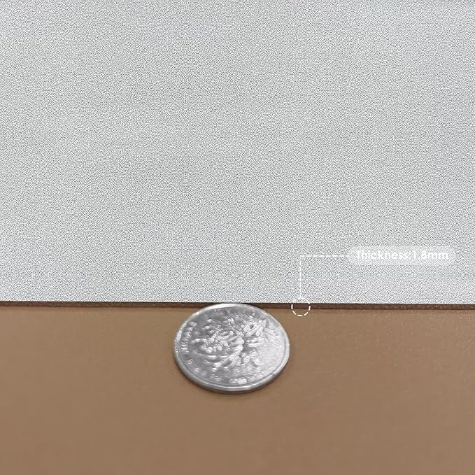 Leather Table Cover,1.8mm Thick,17x54 Inch Desk Cover,Dresser Cover Top,Dresser Protector Top,Dresser Cover,End Table Cover.(Khaki+Silvery,17x54)