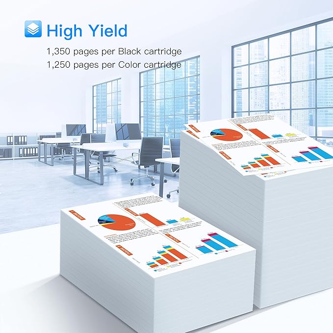 LxTek 067 Toner Cartridge Set | Replacement for Canon 067 067H for Canon imageCLASS LBP633Cdw LBP632Cdw MF653Cdw MF654Cdw MF656Cdw Printer