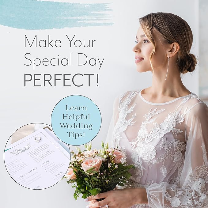 Your Perfect Day Wedding Planner Book and Organizer - Wedding Planner Book - Bridal Planning Binder with Countdown Calendar - Bride Gifts - (WATERCOLOR)