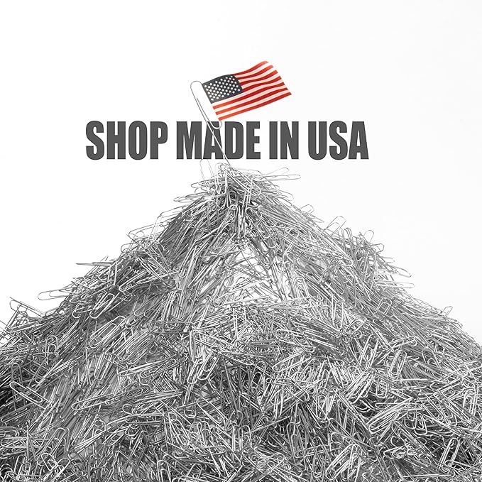 Officemate Premium #1 Paper Clips, 600 Paper Clips (6 Boxes of 100 Each)