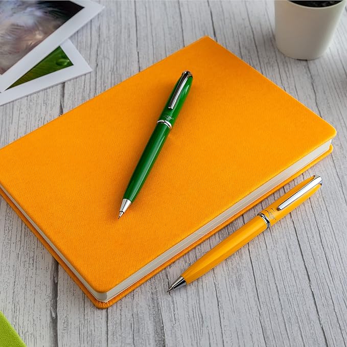 ZenZoi Green Mechanical Pencil w/Schmidt 0.7 mm Twist Lead System. Elegant Full Metal Pencil for Sketching, Drawing, Drafting, Writing & Note Taking. Luxury Gift Box for Men or Women