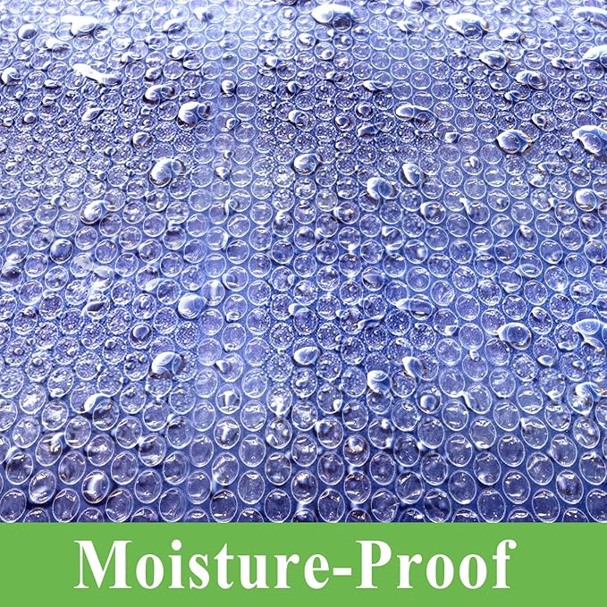 A&A Heavy-Duty Bubble Wrap Cushioning Roll – 12”x20’ Perforated Every 12”, Tear-Resistant Packing Wrap for Moving, Shipping & Storage Made in USA