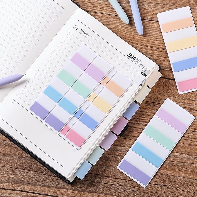 Mr. Pen- Sticky Index Tabs, 360 Pcs, Colorful Sticky Tabs for Notebooks, Page Markers, Page Tabs for Binders, Page Tabs Sticky Tabs for Books, Notebook Tabs, Book Sticky Tabs for Notebooks
