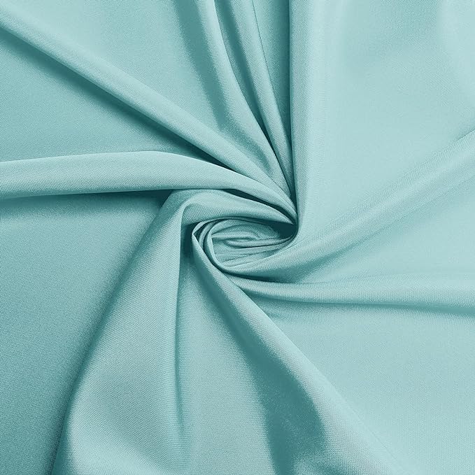 sancua Rectangle Tablecloth - 60 x 102 Inch - Stain and Wrinkle Resistant Washable Polyester Table Cloth, Decorative Fabric Table Cover for Dining Tables, Buffet Parties and Camping, Turquoise