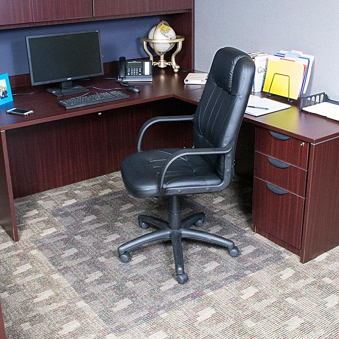 Dimex Low and Medium Pile Carpet Office Mat Chair Mat, 45" x 53" (C521003J)