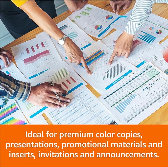 Amazon Basics Multipurpose Copy Printer Paper, 8.5-x-11-inch, 24lb, 1500 Sheets (3 Packs of 500), 97 Bright, White