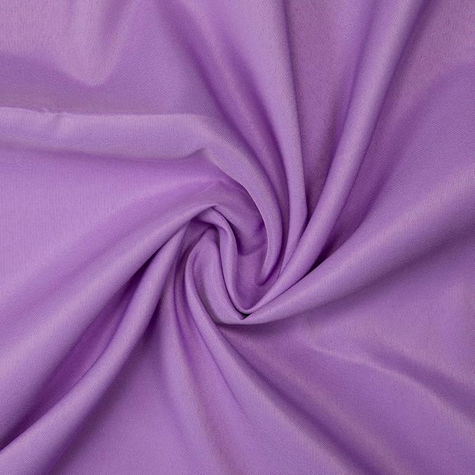 Gee Di Moda Rectangle Tablecloth - 90 x 132 Inch Lavender Table Cloth for 6 Foot Table with Floor-Length Drop - Heavy Duty Washable Fabric - 6 Ft Buffet Table, Holiday Party, Wedding & Baby Shower