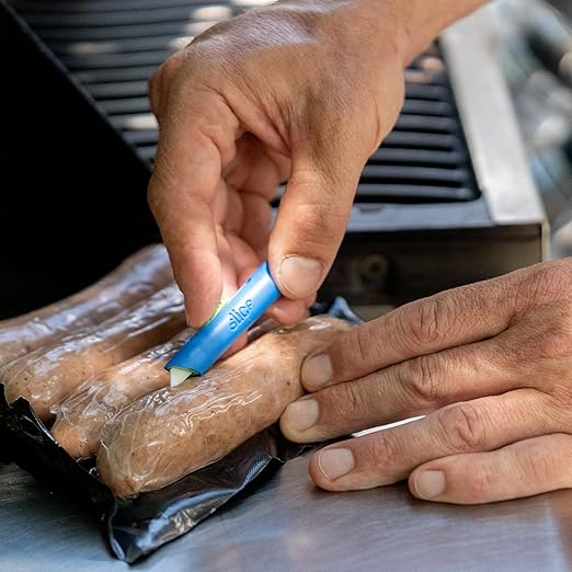 Slice Mini Pen Cutter | Keychain Knife and Box Cutter | Retractable Safety Cutter | Blue