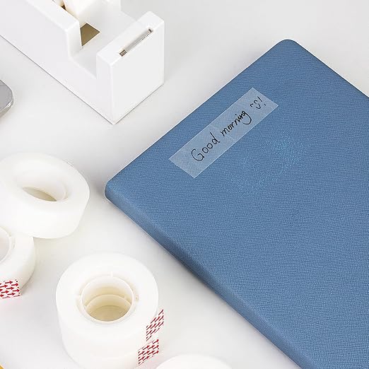 Amazon Basics Matte Finish Tape, 6 Pack, 2.1 x 0.75 inch, Translucent