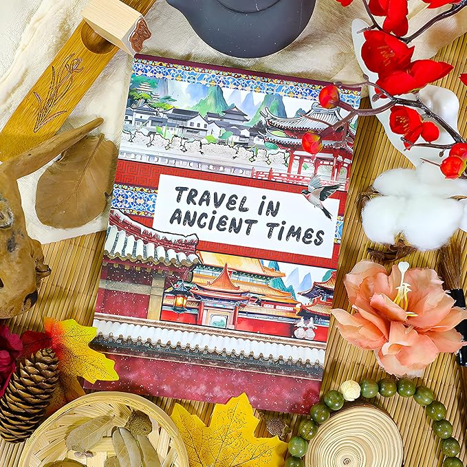 Snycler Ancient Times Theme Sticker Scrapbooking Supplies for Junk Journal, 20 Sheets PET Stickers - Vintage Journaling Stickers, Ephemera Sticker Book Pre Cut, Planner, Junk Journal Supplies