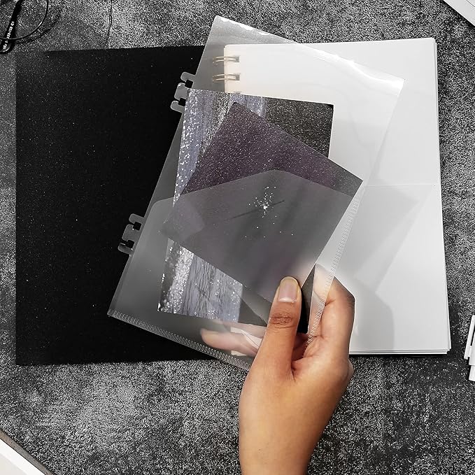 Dot Grid Spiral Notebook A5 Spiral Bullet Dotted Journal 160 Pages Thick Dot Paper Notebooks Plastic Hardcover Spiral Notebook 5x7 Wire Bound Notebooks for Note Taking School Office Supplies,Black