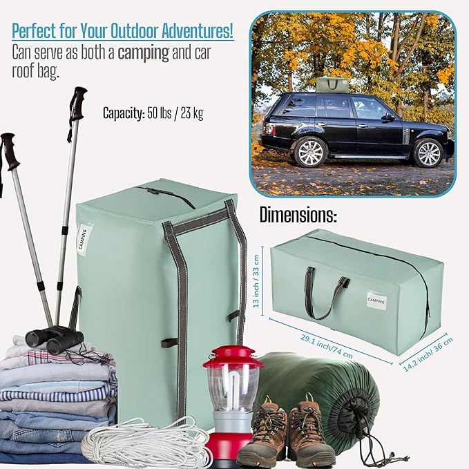 VENO 10 Pack Moving Bags w/Backpack Straps, Heavy Duty, Moving Boxes Alternative, Packing Supplies, Large Storage Totes for Dorm Room Essentials with Zipper for Clothes (Light Green Matte, 10 Pack)