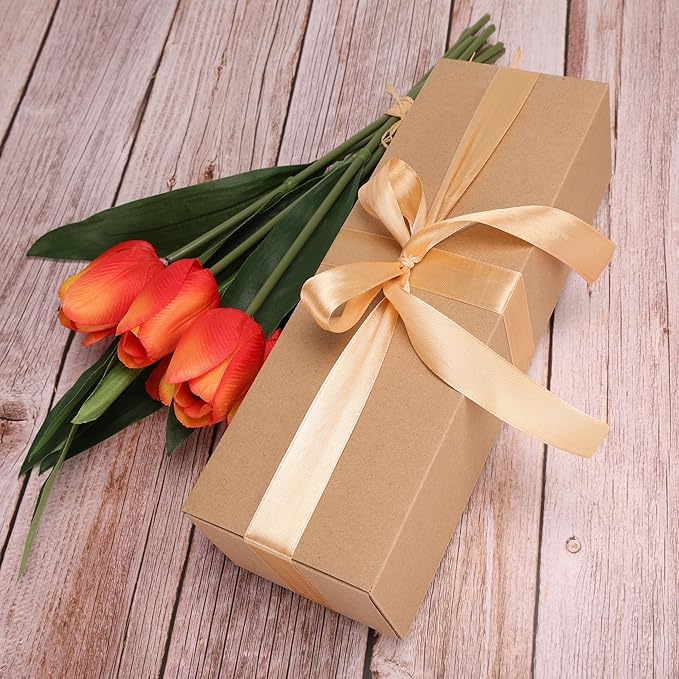 CRUGLA 40 Packs 12x4x3 Shipping Boxes for Small Business, Corrugated Cardboard Boxes Bulk for Shipping Packing Mailing