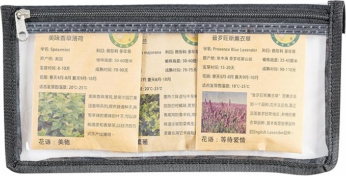 3.9 x 7.8 Clear Cash Register Money Pouch Bank Deposit Bag Check Wallet 40 Pack Zipper Closure