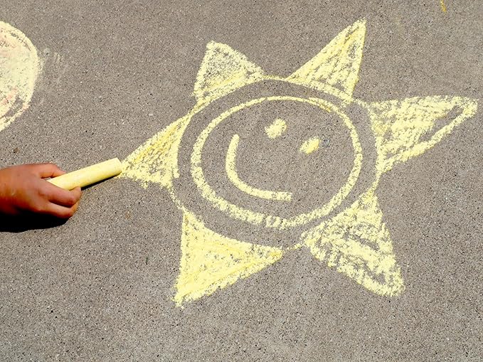 Kid Made Modern 60 Count Pack of Sidewalk Chalk – Brown