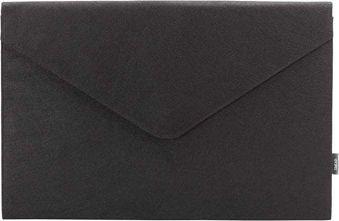 Smead Soft Touch Cloth Expanding File, 2" Expansion, Magnetic Closure, Tabloid Size, Black (70923)